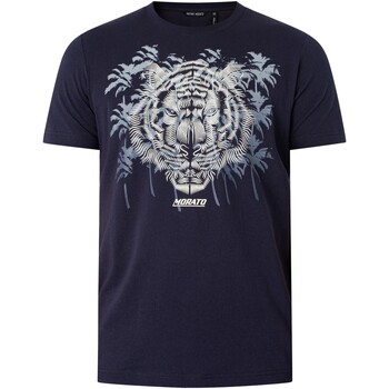 Abbigliamento Uomo T-shirt maniche corte Antony Morato T-shirt con grafica Malibu Blu