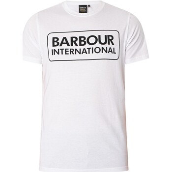 Abbigliamento Uomo T-shirt maniche corte Barbour T-Shirt Essential Large Logo Bianco