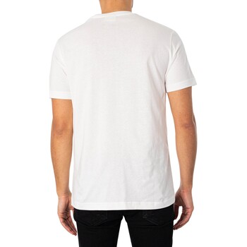 Gant T-shirt con logo Bianco