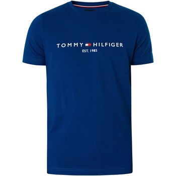 Abbigliamento Uomo T-shirt maniche corte Tommy Hilfiger T-shirt grafica Blu