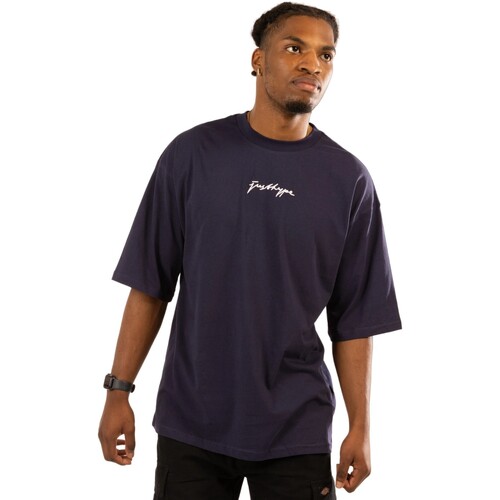 Abbigliamento Uomo T-shirts a maniche lunghe Hype HY9367 Blu