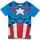 Abbigliamento Bambino Pigiami / camicie da notte Captain America NS7468 Rosso