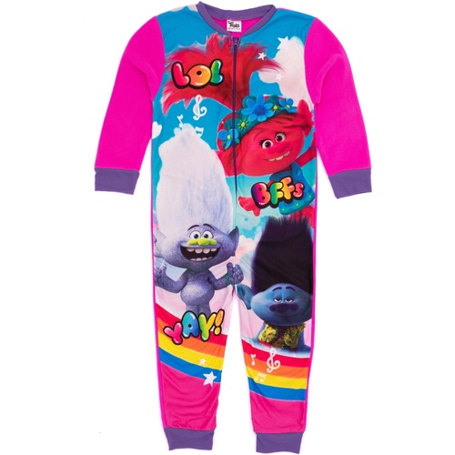 Abbigliamento Bambina Pigiami / camicie da notte Trolls NS7480 Multicolore
