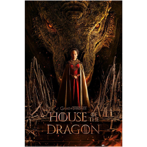 Casa Poster House Of The Dragon PM4558 Nero