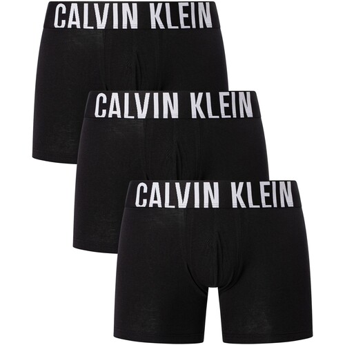 Biancheria Intima Uomo Mutande uomo Calvin Klein Jeans Confezione da 3 boxer Intense Power Nero