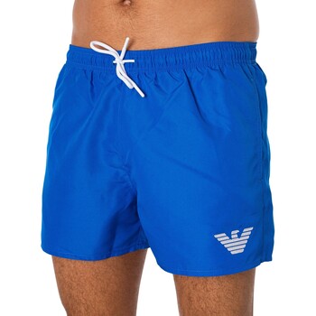 Abbigliamento Uomo Costume / Bermuda da spiaggia Emporio Armani Pantaloncini da bagno con logo Blu
