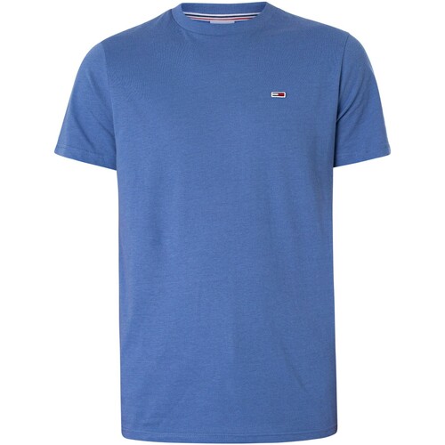 Abbigliamento Uomo T-shirt maniche corte Tommy Jeans T-shirt in jersey sottile Blu