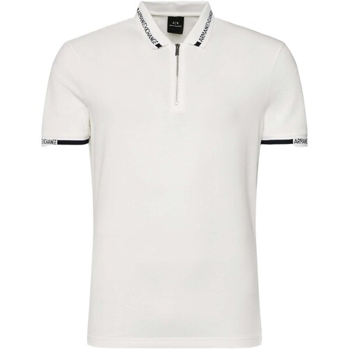 Abbigliamento Uomo T-shirt & Polo EAX Polo Bianco