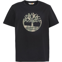 Abbigliamento Uomo T-shirt maniche corte Timberland 227656 Nero