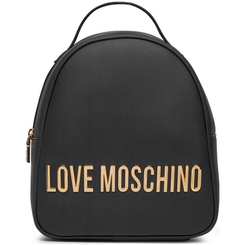 Borse Donna Borse Love Moschino Zaino con logo Nero
