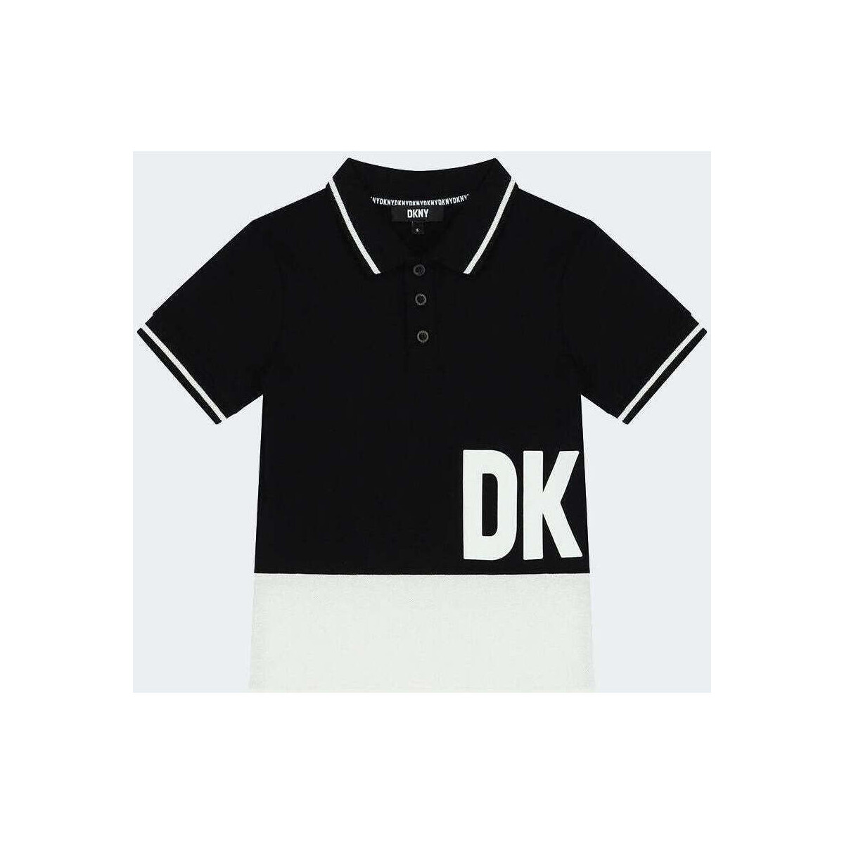 Abbigliamento Bambino T-shirt & Polo Dkny  Nero