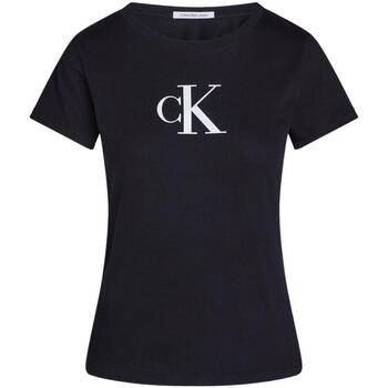 Abbigliamento Donna T-shirt & Polo Calvin Klein Jeans  Nero