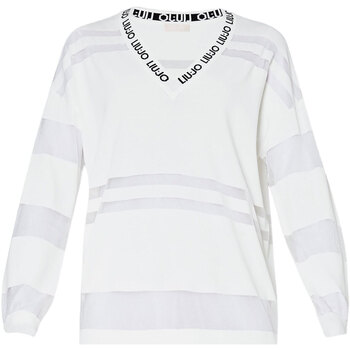Abbigliamento Donna T-shirts a maniche lunghe Liu Jo ECS MAGLIA CHIUSA ML Beige