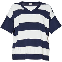 Abbigliamento Donna T-shirts a maniche lunghe Liu Jo ECS MAGLIA CHIUSA MC Blu