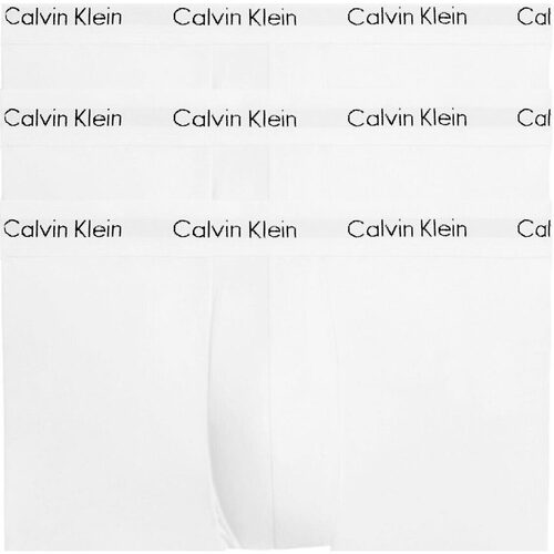 Biancheria Intima Uomo Mutande uomo Calvin Klein Jeans Underwear 3P LOW RISE TRUNK Bianco