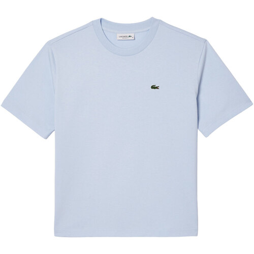 Abbigliamento Donna T-shirt maniche corte Lacoste T-SHIRT RELAXED FIT IN JERSEY DI COTONE PIMA LEGGERO 