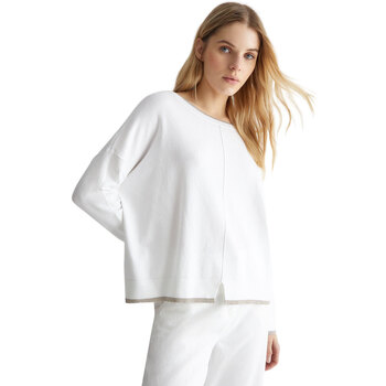 Abbigliamento Donna T-shirts a maniche lunghe Liu Jo ECS MAGLIA CHIUSA ML Bianco
