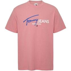 Abbigliamento Uomo T-shirt maniche corte Tommy Hilfiger  Rosa