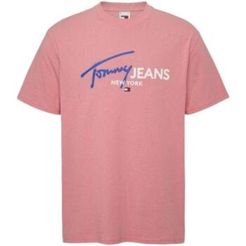 Abbigliamento Uomo T-shirt maniche corte Tommy Hilfiger  Rosa
