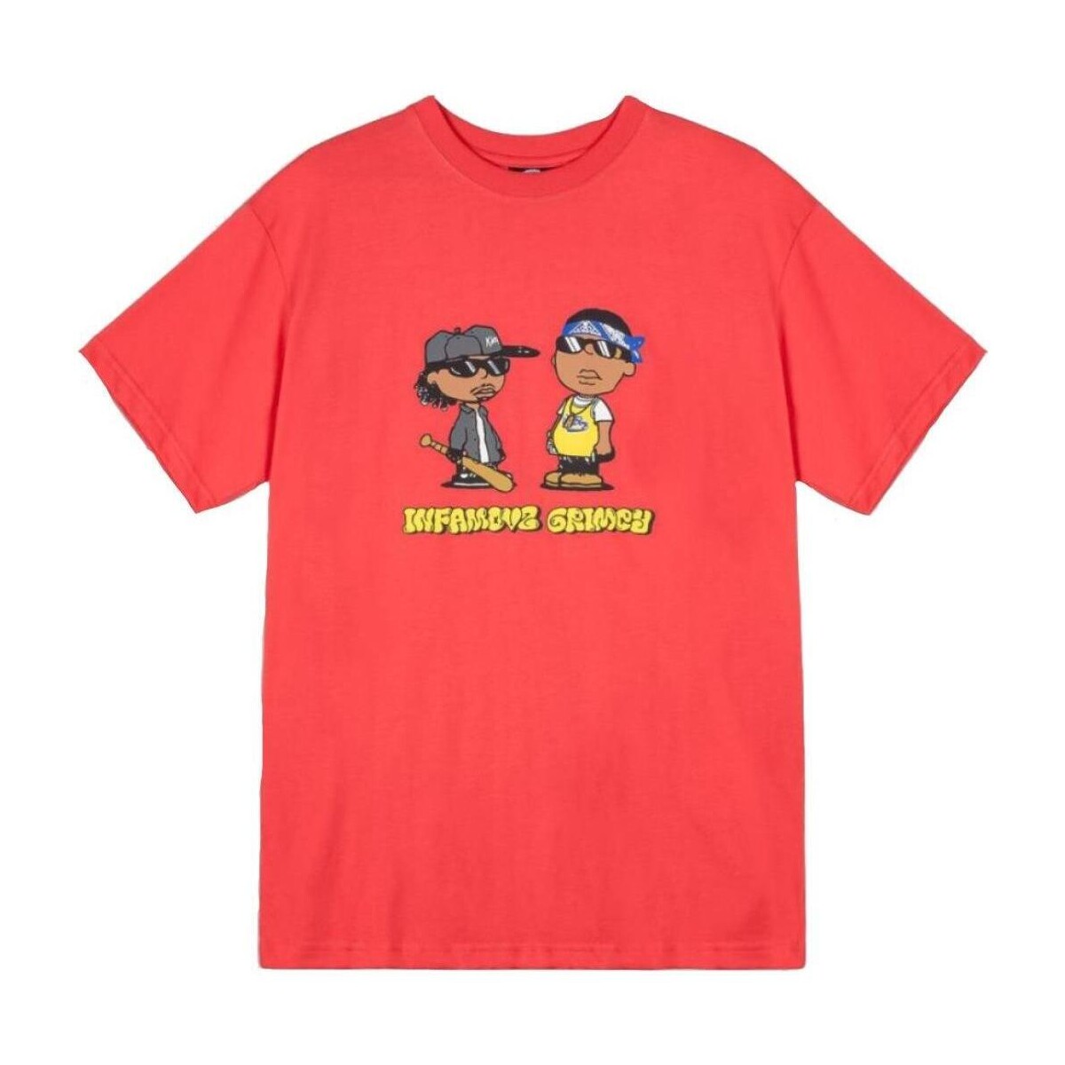 Abbigliamento T-shirt maniche corte Grimey  Rosso