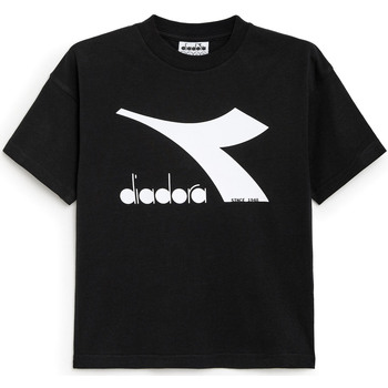 Abbigliamento Unisex bambino T-shirt maniche corte Diadora 102179354 Nero