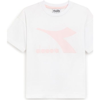 Abbigliamento Unisex bambino T-shirt maniche corte Diadora 102179354 Bianco