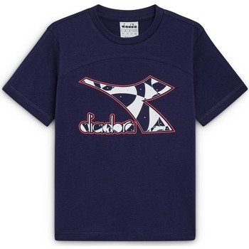 Abbigliamento Unisex bambino T-shirt maniche corte Diadora 102180452 Blu