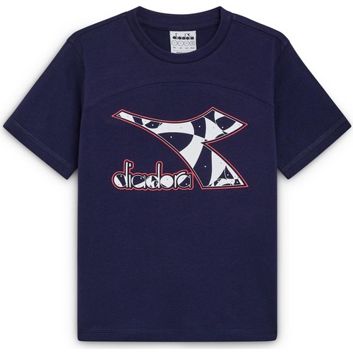 Abbigliamento Unisex bambino T-shirt & Polo Diadora 102180452 Blu