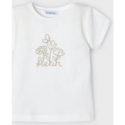 Abbigliamento Unisex bambino T-shirt maniche corte Mayoral ATRMPN-44044 Beige