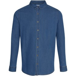 Abbigliamento Uomo Camicie maniche lunghe So Denim SD40 Blu