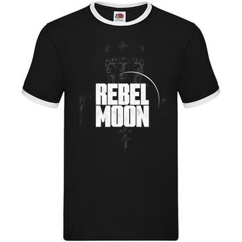 Abbigliamento T-shirts a maniche lunghe Rebel Moon PM7855 Nero