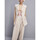 Abbigliamento Donna Jeans 3/4 & 7/8 Patrizia Pepe GILET SMANICATO UN BOTTONE Crema