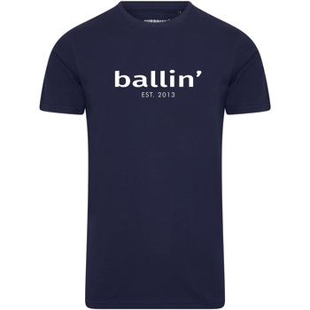 Abbigliamento Uomo T-shirt maniche corte Ballin Est. 2013 Tapered Fit Shirt Blu