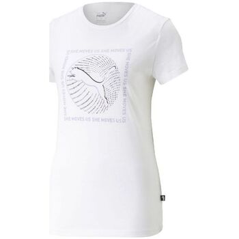 Abbigliamento Donna T-shirt & Polo Puma 674451-02 Bianco