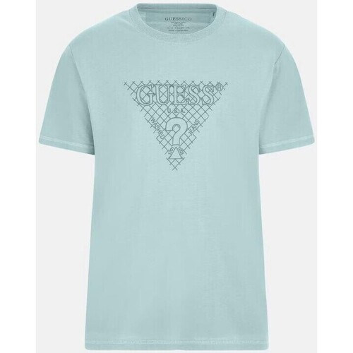 Abbigliamento Uomo T-shirt maniche corte Guess M4RI27K8FQ4 Blu