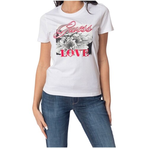 Abbigliamento Donna T-shirt & Polo Guess W4GI17 I3Z14 Bianco