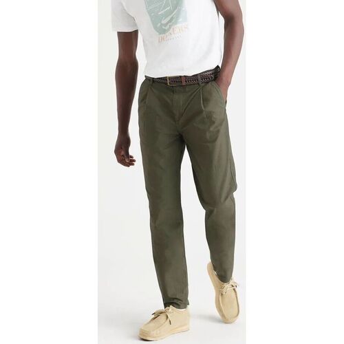 Abbigliamento Uomo Pantaloni Dockers A7532 0003 - CHINO RELAXED TAPER-ARMY GREEN Verde