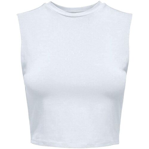 Abbigliamento Donna Top / T-shirt senza maniche Only 15315376 CHOICE-BRIGHT WHITE Bianco