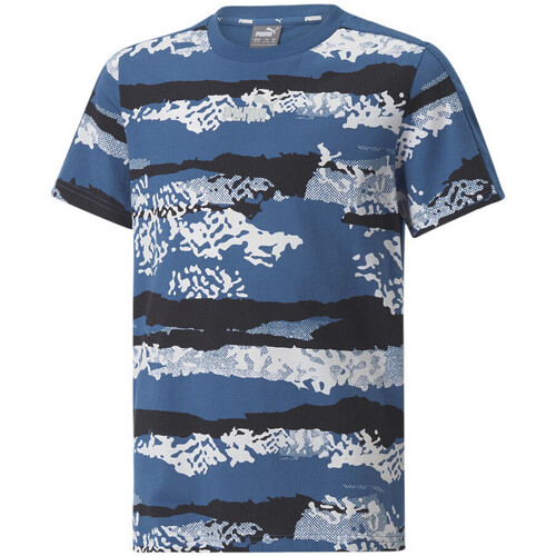 Abbigliamento Bambino T-shirt & Polo Puma 670102-17 Blu