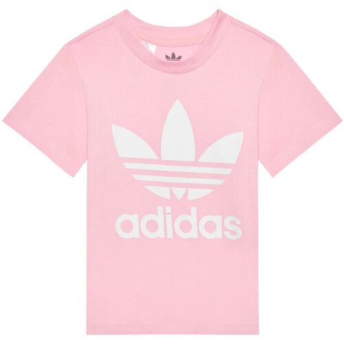 Abbigliamento Unisex bambino T-shirt maniche corte adidas Originals HE2188 Rosa