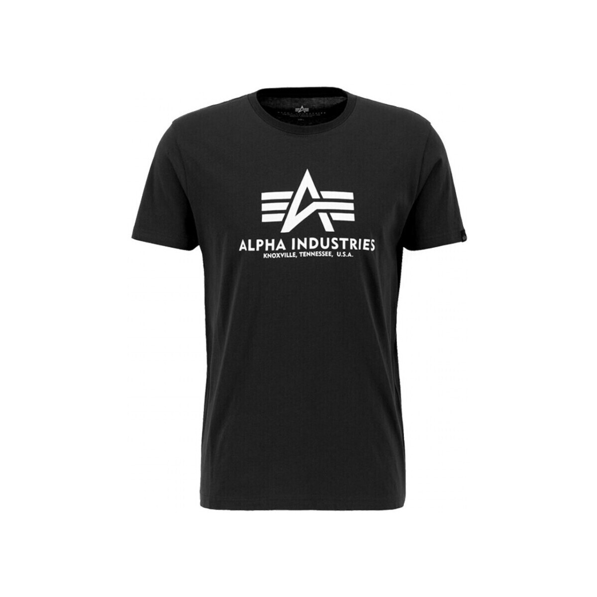 Abbigliamento Uomo T-shirt & Polo Alpha Basic T-Shirt Black Nero