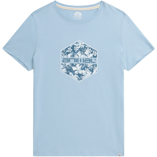 Abbigliamento Donna T-shirts a maniche lunghe Animal Carina Blu