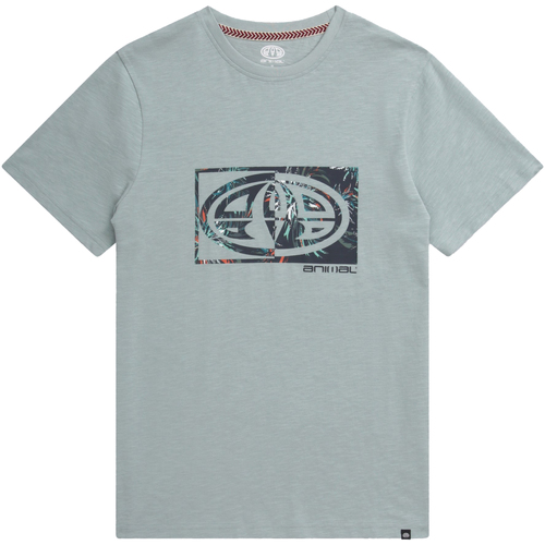 Abbigliamento Uomo T-shirts a maniche lunghe Animal MW2393 Blu
