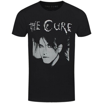 Abbigliamento T-shirts a maniche lunghe The Cure Robert Illustration Nero