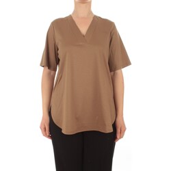 Abbigliamento Donna T-shirt maniche corte Marina Rinaldi 24189710366 Marrone