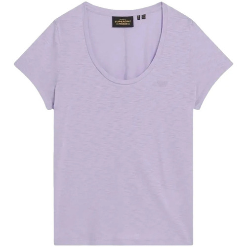 Abbigliamento Donna T-shirt maniche corte Superdry Scoop Rosa