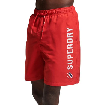 Abbigliamento Uomo Costume / Bermuda da spiaggia Superdry Code Applque H Rosso