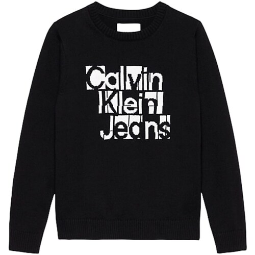 Abbigliamento Bambino Maglioni Calvin Klein Jeans IB0IB02021 Nero