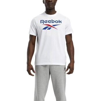 Abbigliamento Uomo T-shirt maniche corte Reebok Sport CAMISETA HOMBRE  100071175-WHITE Bianco