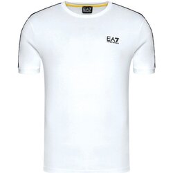 Abbigliamento Uomo T-shirt maniche corte Emporio Armani EA7 T-shirt Uomo Train Logo Series Bianco